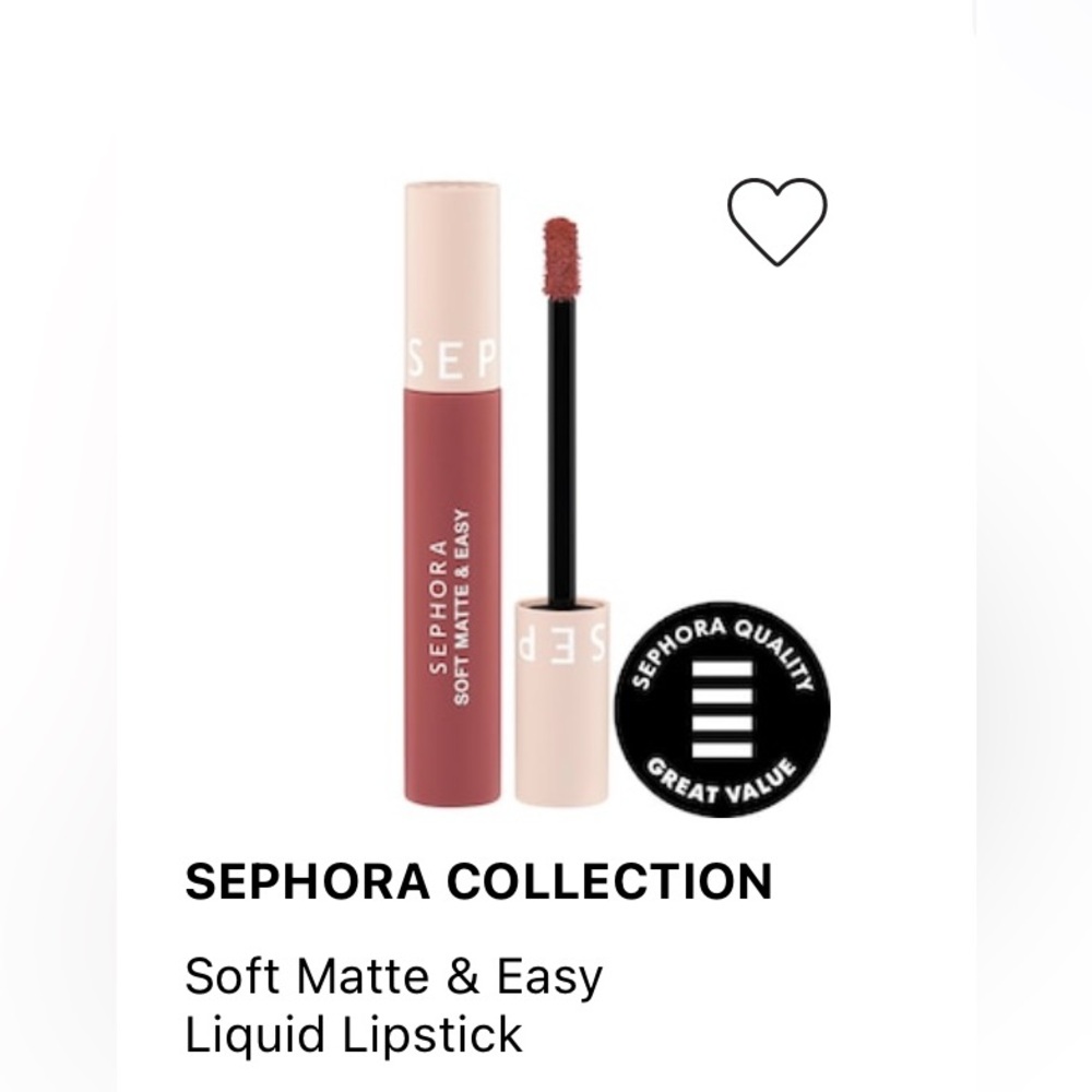 SEPHORA COLLECTION Soft Matte & Easy Liquid Lipstick 4.5 mL Full Size - Picture 4 of 10